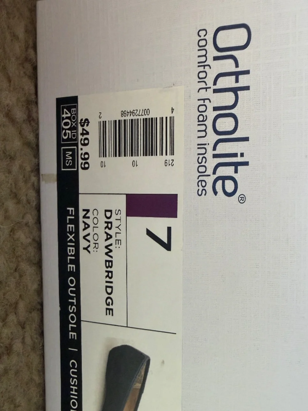 Croft & Barrow Women’s Ortholite Flats Drawbridge - With Box (Size 7)